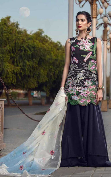 Asifa and Nabeel 21-F Essences Of Life Luxury Lawn Vol 1 2021